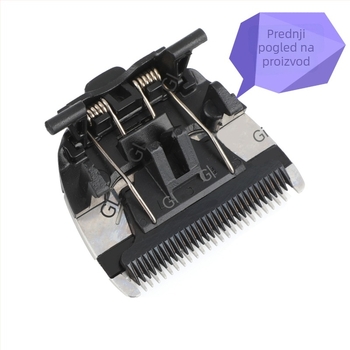 Zamjenska oštrica za električni klipper, titanij‑alij legura, debeli rub, odvojiva i periva glava, vodootporna, niski šum