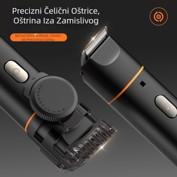 Lico Šest-u-jedan električni uređaj za kosu s motorom bez četkica, oštrice od nehrđajućeg čelika, ugrađena baterija 500–800 mAh, trajanje 1–3 sata, buka 36–45 dB