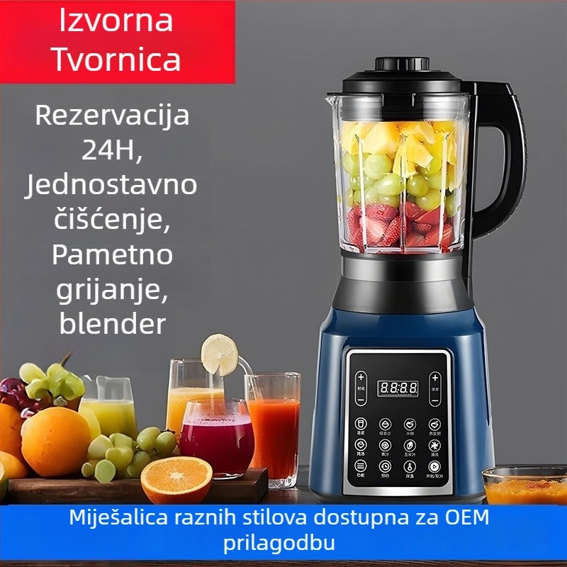 Brz kućni blender s inteligentnim grijanjem i engleskim sučeljem; kapacitet 1-3 L, 400 W, 5 brzina, automatsko čišćenje