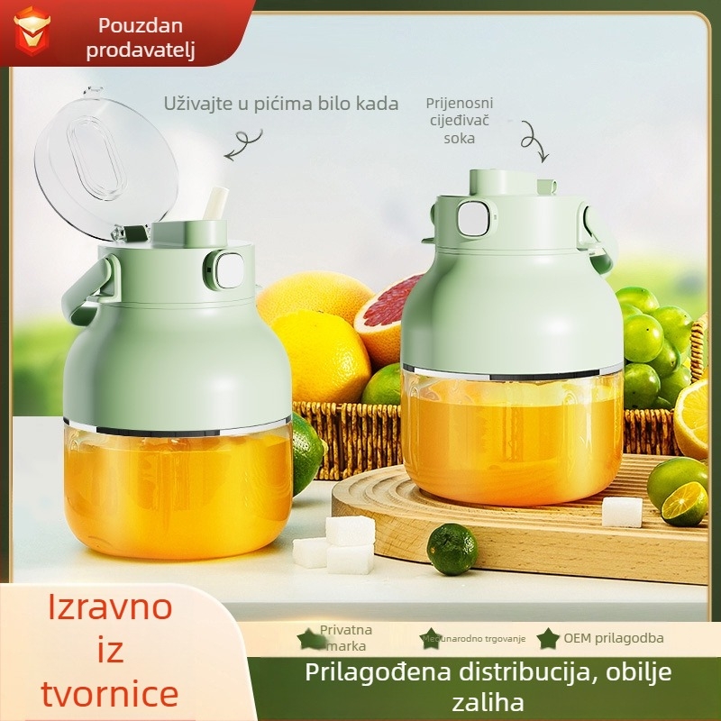Prijenosni sokovnik za kućnu upotrebu – 70W, kapacitet 401–600 ml, do 12 000 rpm, ugrađena baterija