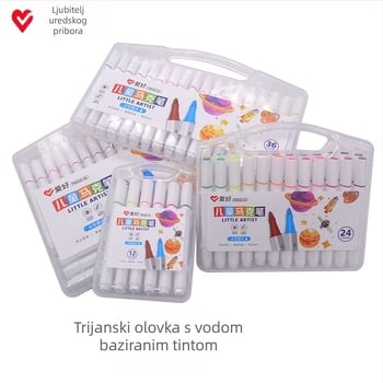 Dječji marker na bazi vode s trokutastom drškom – za učenike osnovne i srednje škole