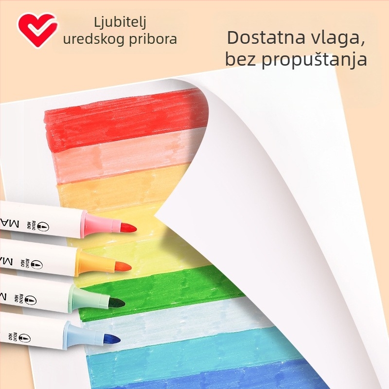Dječji marker na bazi vode s trokutastom drškom – za učenike osnovne i srednje škole