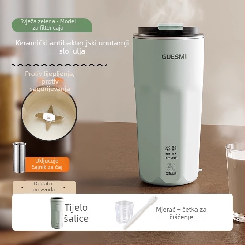 Šalica za izravno piće sojinog mlijeka – mini prijenosni blender za dom i ured, potpuno automatiziran, 300–500W, 111–240V, kapacitet ispod 1 L