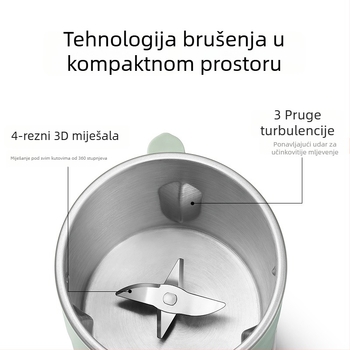 Moke MK-597 Stroj za sojino mlijeko — nehrđajući čelik, mljevenje bez mrežice, grijač okvira, 300 W, kapacitet ispod 1 L