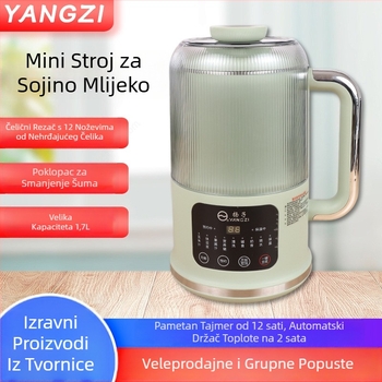 Stroj za sojino mlijeko (kapacitet 1.6–2.0 L, snaga 250–800 W, kućište grijanje, automatsko čišćenje, grijačka funkcija)