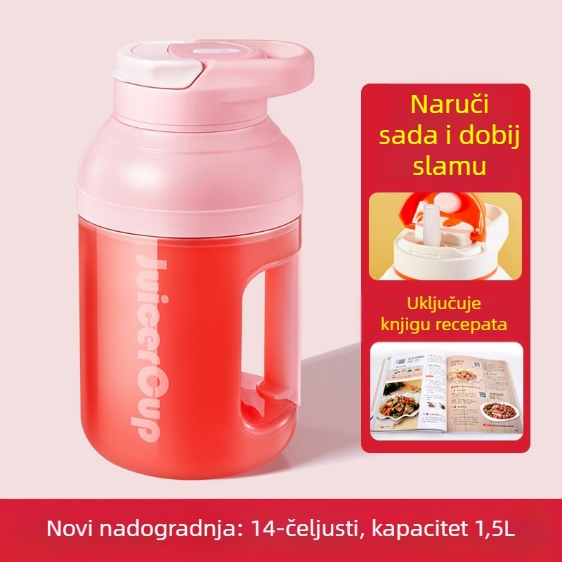 Prenosni sokovnik za kućnu upotrebu – bežično punjenje, 150W, brzina do 20000 RPM, kapacitet 400 ml, centrifugalni sustav