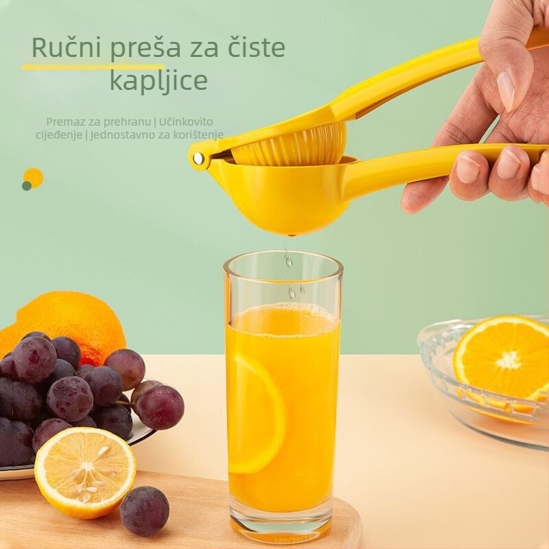 Ručni cednjak za citrusne plodove – aluminijska legura, višefunkcionalan, za naranče i limune
