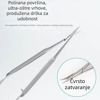 Očne konjunktivne kliješta, nehrđajući čelik, varijante automatskog zaključavanja i vijčanim zaključavanjem, titanijska legura, marka Wenchang Medical