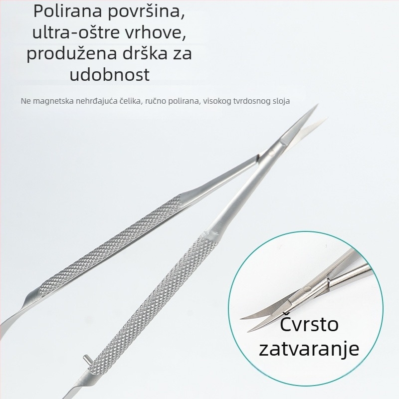 Očne konjunktivne kliješta, nehrđajući čelik, varijante automatskog zaključavanja i vijčanim zaključavanjem, titanijska legura, marka Wenchang Medical