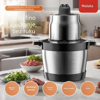 Mlin za meso Malida, kapacitet ispod 1 L, brzina motora 10000–19999 okr/min, napon 111–240 V