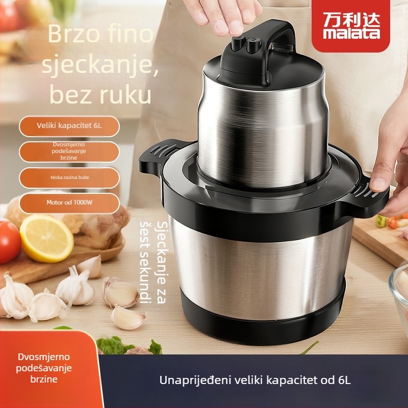 Mlin za meso Malida, kapacitet ispod 1 L, brzina motora 10000–19999 okr/min, napon 111–240 V