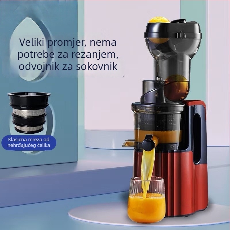 Sokovnik s odjeljivanjem pulpe, 1 L kapacitet, 201-500 W, 12001-15000 rpm, kućište od prehrambenog PP