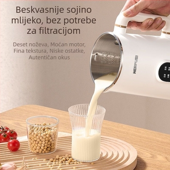 Visokokvalitetni kućni blender za sojino mlijeko s automatskim zagrijavanjem, kapacitet do 0,6 L, bez ručnog pranja, višefunkcionalni sok od voća