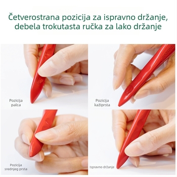 Dječji trokutasti voskaste bojice za crtanje, 36 boja, ispis logotipa i prilagodba, poklon djeci