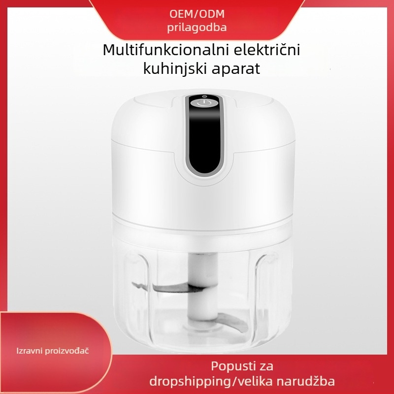 Mljevač mesa i višenamjenski kuhinjski uređaj s prešom za češnjak — kapacitet ispod 1 L, 37 W, 10000–19999 okretaja/min, napon ≤36 V, poluautomatni način