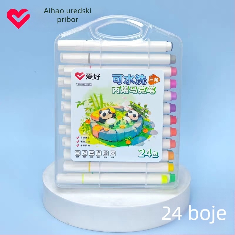 PM5621 akrilni marker na bazi vode s trokutastom ručkom za dječju umjetnost