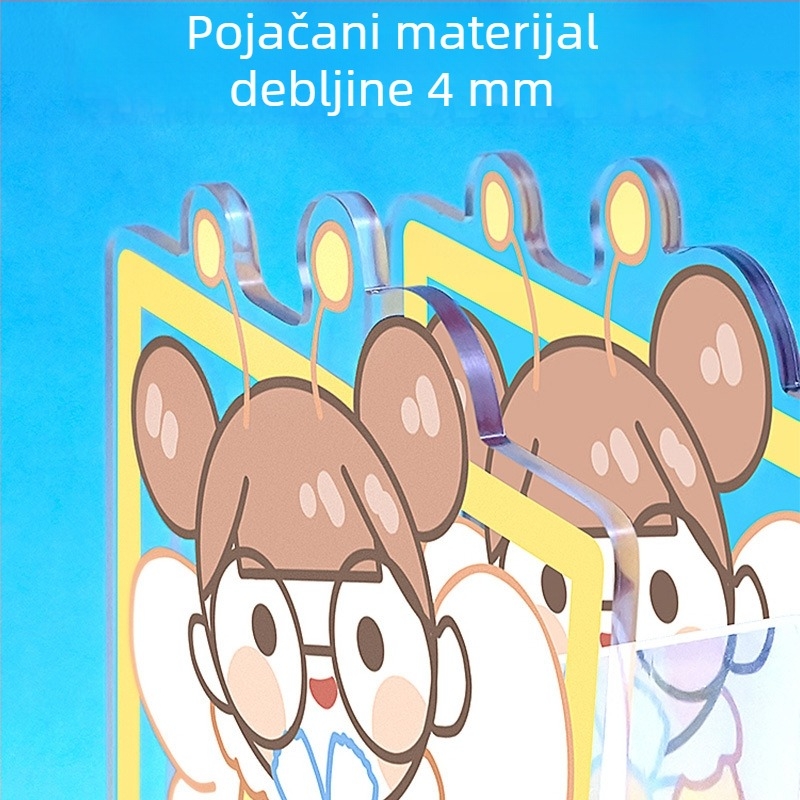 Akrilni držač olovaka 830, prilagođeni oblik, crtani motiv, moguć ispis logotipa