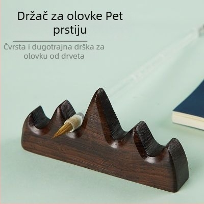 Drveni držač četkica za kaligrafiju i kinesko slikanje (Materijal: Čvrsto drvo; Model: Drugo; Specifikacije: Drugo)