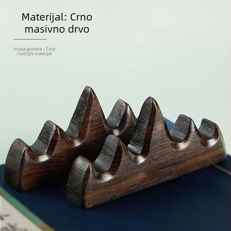 Drveni držač četkica za kaligrafiju i kinesko slikanje (Materijal: Čvrsto drvo; Model: Drugo; Specifikacije: Drugo)