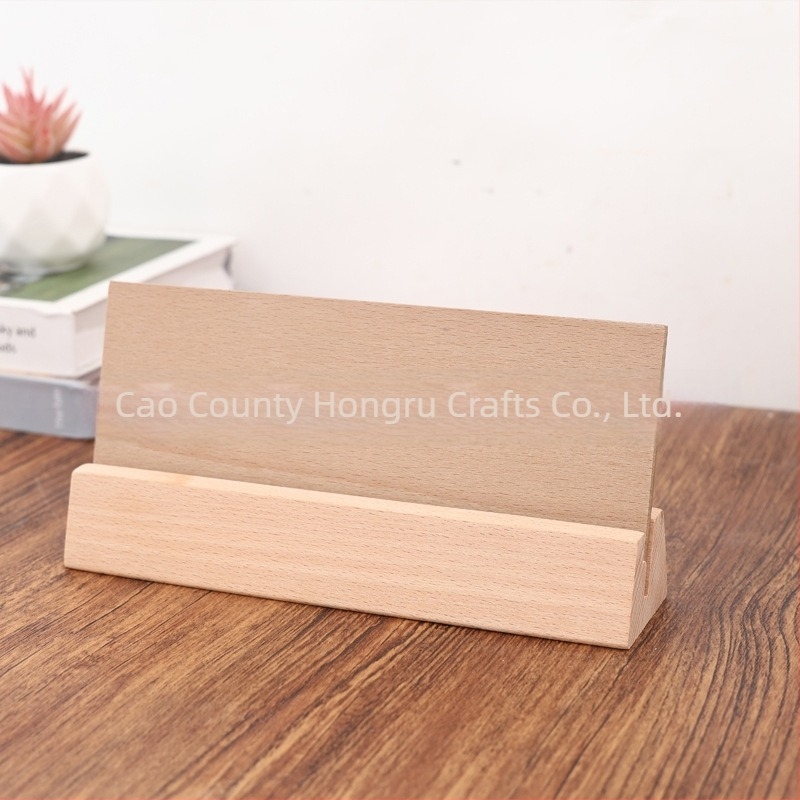 Drveni stalak za stolni kalendar – bukovo drvo, moderan minimalistički stil, stolni ukras