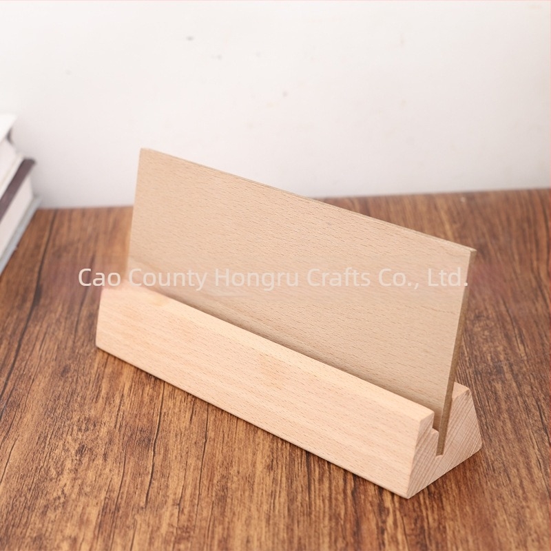 Drveni stalak za stolni kalendar – bukovo drvo, moderan minimalistički stil, stolni ukras