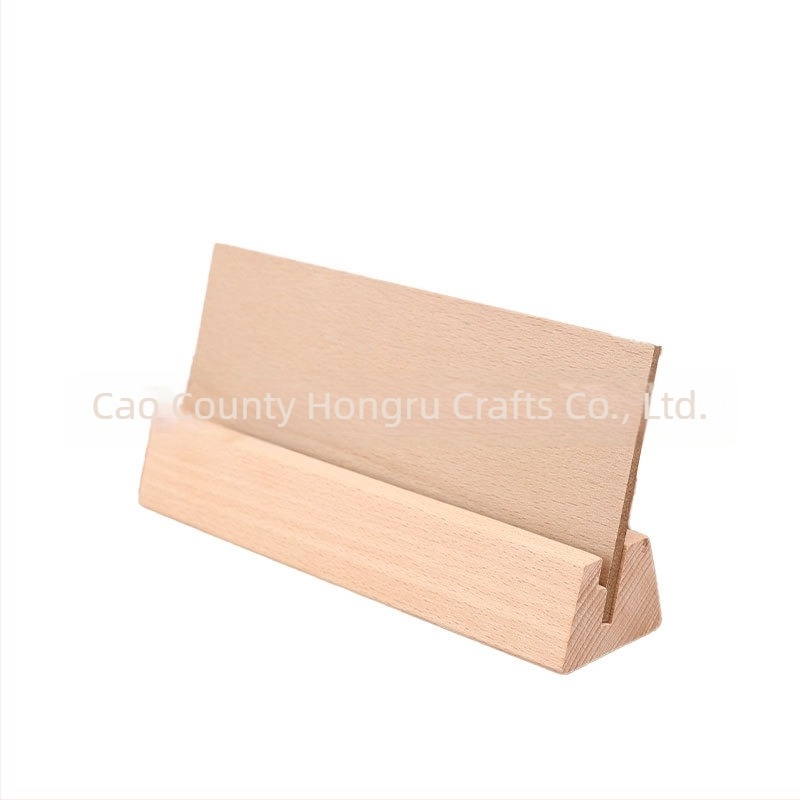 Drveni stalak za stolni kalendar – bukovo drvo, moderan minimalistički stil, stolni ukras