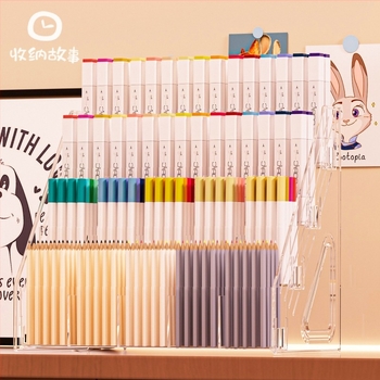 Držač olovaka za stol, PET organizator s 5 slojeva, zahtijeva montažu