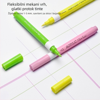 Meka vrh marker s kutijom za slaganje, neprozirna boja – Cassiberg; 24/36/48/60/72 boja; osnovno pakiranje