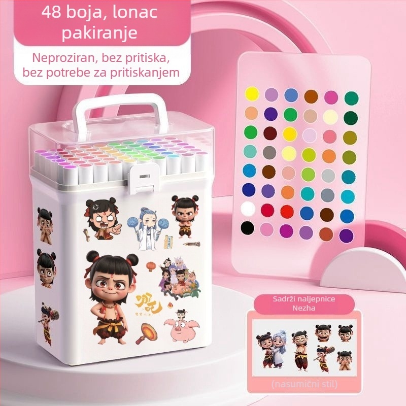 Akril marker za crtanje, akvarelna olovka, neproziran pigment, sklopni dizajn, perivo, za učenike