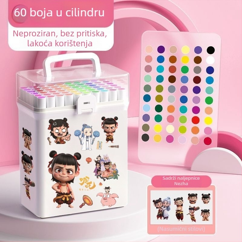 Akril marker za crtanje, akvarelna olovka, neproziran pigment, sklopni dizajn, perivo, za učenike