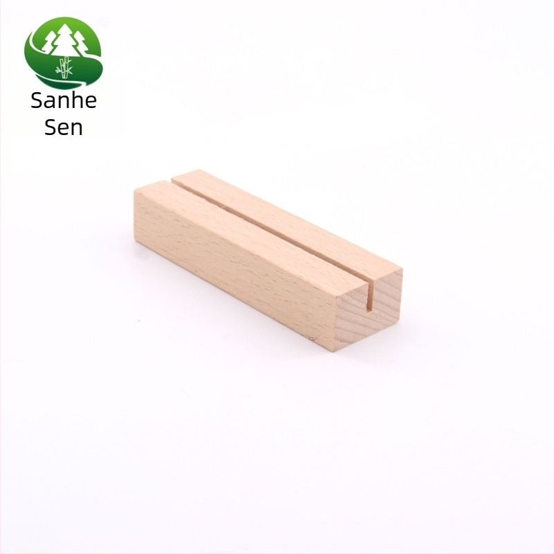 Drvena podloga za kalendar, kartice i jelovnik • bukovo drvo • moderni minimalistički stil • prilagođena reklamna podloga • prilagođena baza kalendara • prilagođena baza jelovnika