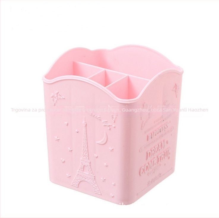 HAOBILLION Eiffelov toranj – držač olovke s četiri pretinca za alate za nokte