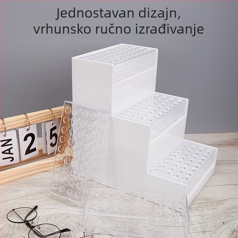 Prozirni višerazinski stalak za olovke i izložbeni stalak za uredske potrepštine