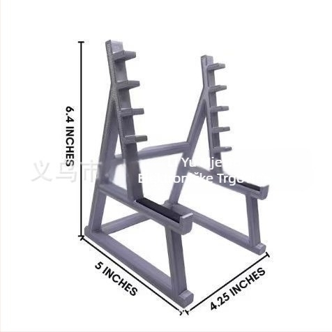 Držač za olovke za squat rack – plastika, kvadratni model, otisak loga dostupan, bez prilagodbe