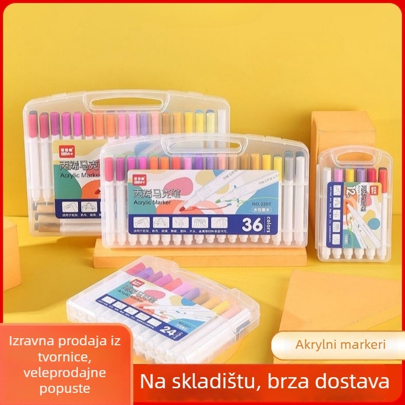 Barba Cat akrilni markeri za grafite, vodotopni pigmentni markeri, dopunjivi, DIY umjetnost