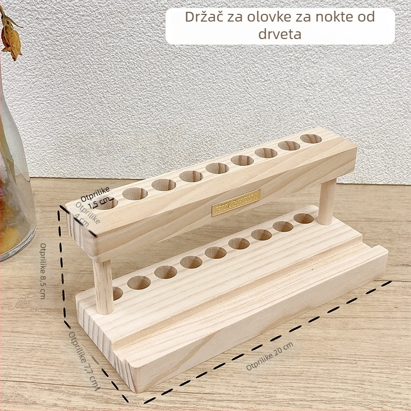 Držač za olovke za umjetnost noktiju s višenamjenskim stolnim spremnikom - domaća marka, neimportirano