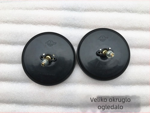 Električni tricikl s krovom i retrovizorima, poljoprivredni tricikl s reflektorom, konveksni i kružni retrovizori, veliki i mali