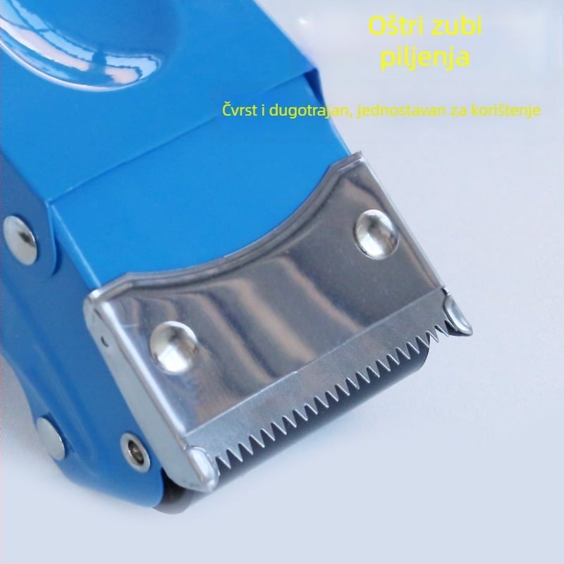 Dispenser za kartonsku brtvnu traku – plastični, prilagodljiv, širina trake do 60 mm, namijenjen za brtvljenje kartona