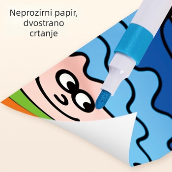 Marker s jednim vrhom – na bazi vode; debljina linije: gruba; pakiranje: osnovno; marka: Fast as wind