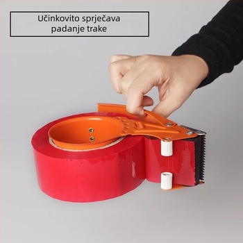 Stroj za brtvljenje trake – željezni stroj za brtvljenje (Macaron Series), pogodan za traku do širine 50 mm, težina 185–205 g, mogućnost tiskanja logotipa i prilagođene obrade