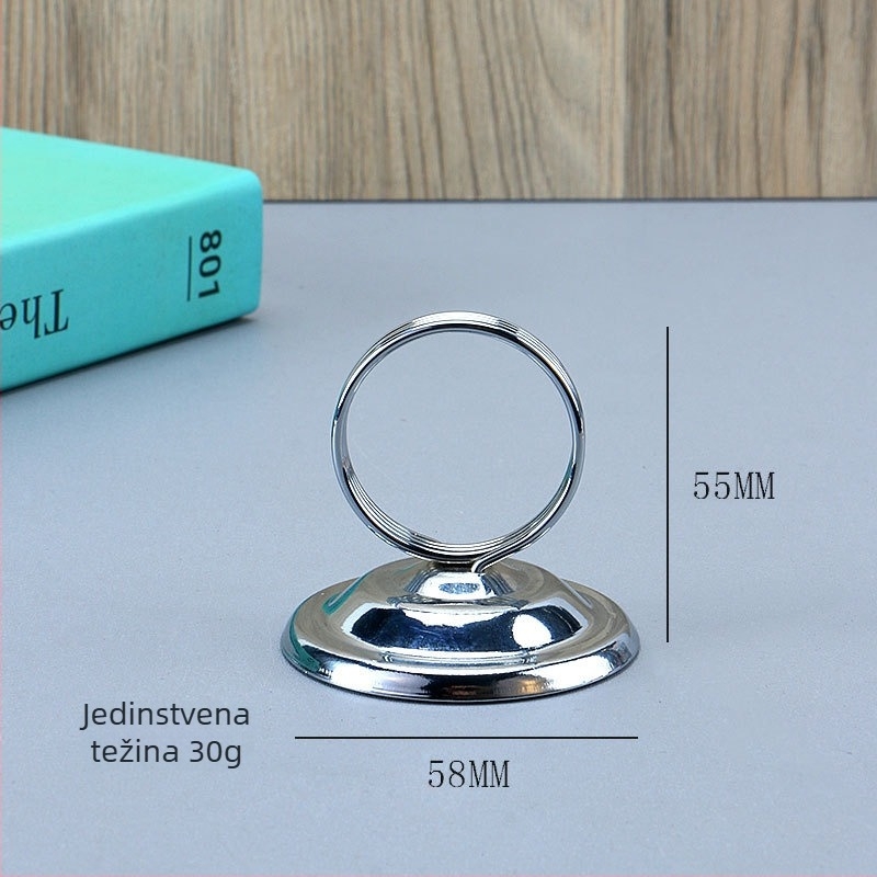 Metalni držač kartica za stol, željezni materijal, kineski stil, stolni držač kartica, model: Drugo