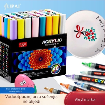 Giant akrilni marker za grafite, ručno oslikan, slojevito slaganje, akvarel marker za studente