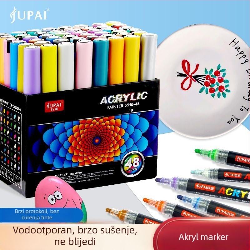 Giant akrilni marker za grafite, ručno oslikan, slojevito slaganje, akvarel marker za studente