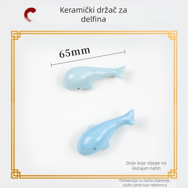 Držač za kaligrafske četke u obliku planine sa motívom leptira-delfina (Brand art, Materijal plastika, Model 023568956)