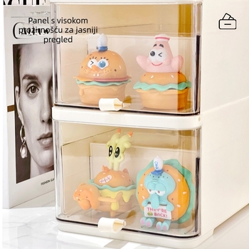Kutija za pohranu školskog pribora – ABS materijal, kapacitet 18 L, Model 11, višenamjenska, moderan jednostavan stil