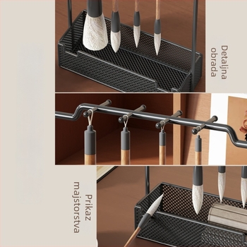 Držač za kaligrafske četkice i višenamjenski regal za skladištenje (Materijal: visokokvalitetni željezni metal; Marka: Evesigar/isi home; Model: 2272695021122093312)