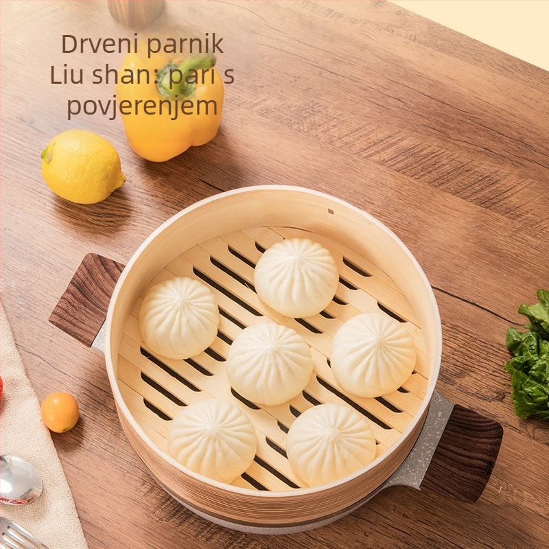 Sword dvostruko slojna aluminijska posuda za kuhanje na paru s staklenim poklopcem, model 804, dubina 7 cm, neprijanjajuća površina