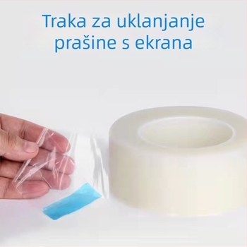 Traka za uklanjanje prašine za alate za postavljanje zaštitnog filma zaslona, univerzalno, OEM, težina 0,2