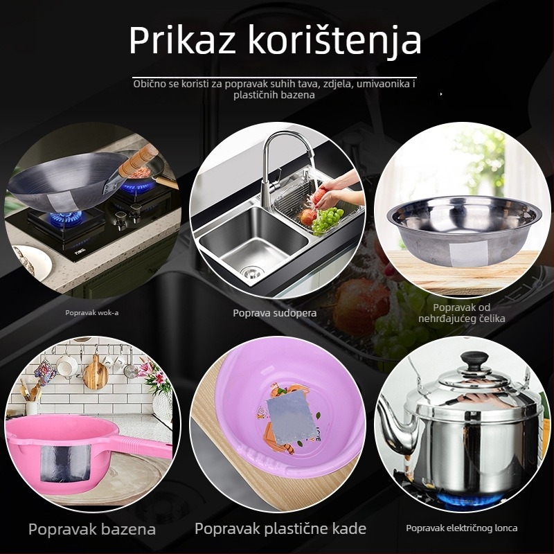 Metalna popravna traka za cijevi i uređaje – aluminijska folija, debljina 0,1 mm, temperaturna otpornost kratkoročno 130°C i dugoročno od -20°C do 120°C, pogodna za curenje na cijevima hladnjaka, klima uređaja i bojlera