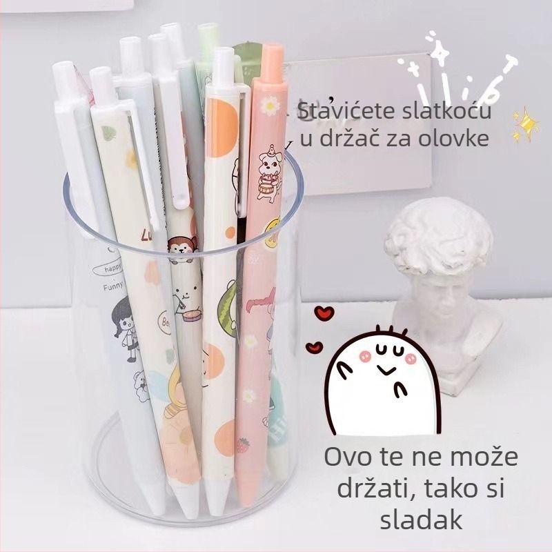 Kružni držač olovke, kružnog oblika, plastika, model: Round pen holder
